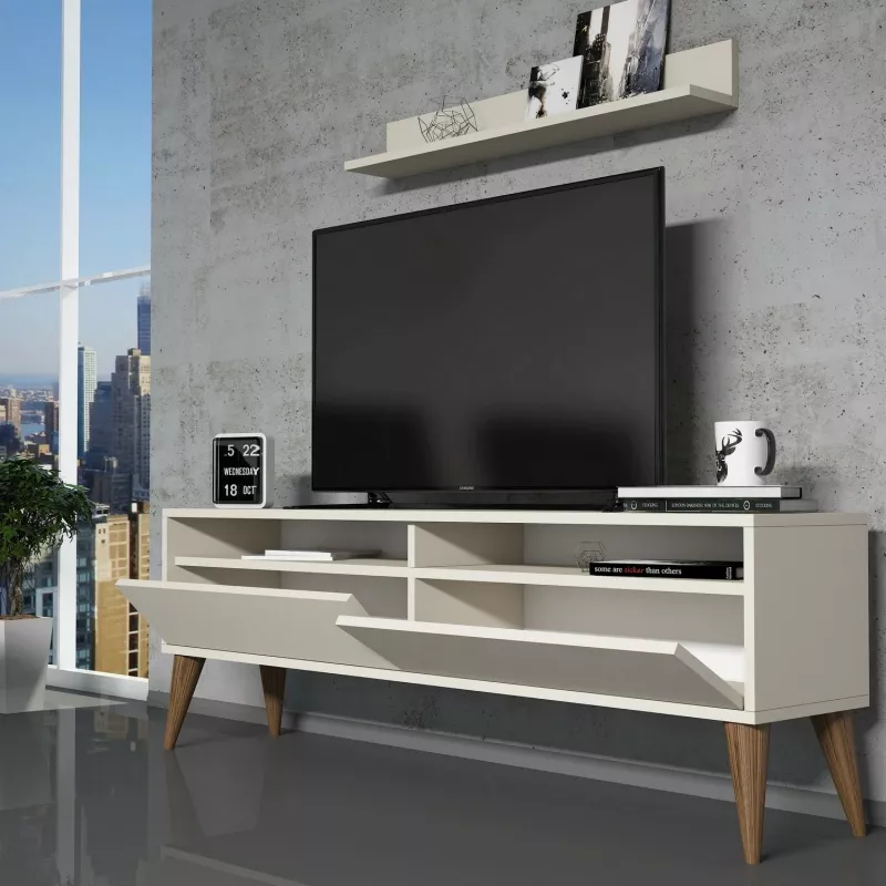 Set mobiljesh për dhomë dite Hanah Home, Best, krem