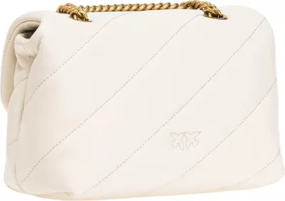 Çantë krahu Pinko Love Puff Mini CL 100039 A0F2 për femra, krem