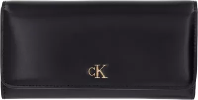 Portofol i gjatë për femra Calvin Klein LV04F1224G, i zi