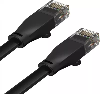 Kabllo UTP 20.0m e sheshtë Unitek, e zezë