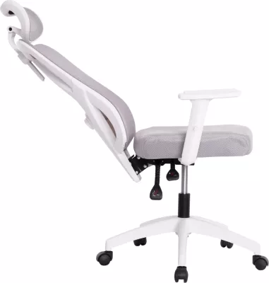Karrige për zyre MEXER FH1195.02, hiri/e bardhë