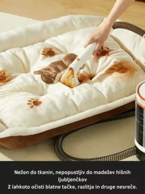 Pastrues i thellë me ujë të nxehtë për qilima dhe tapiceri Uwant B300 Pro 18000 Pa 600 W depo 1.2/1.4 L, me aksesorë + pastrues tekstili 500 ml, bardhë/portokalli