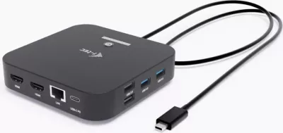 Docking station I-Tec USB-C Dual HDMI, 2xHDMI, 1xGLAN, 2xUSB-A 3.2, 2xUSB 2.0, 1xUSB-C Gen2, 1xUSB-C Gen1, 100W USB-C PD, i zi