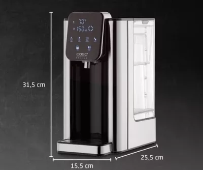 Dispenser uji të nxehtë CASO HW 660 2.7L 2600W, inox/zi