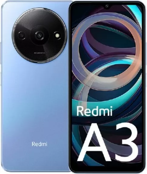 Celular Xiaomi Redmi A3, 3 GB RAM, 64 GB, Lake Blue