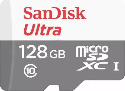 Kartelë memorie SanDisk Ultra microSDXC 128 GB Class 10 UHS-I 100 MB/s (SDSQUNR-128G-GN6MN)
