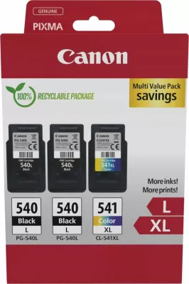 Kartrixhe boje Canon PG-540L x2 / CL-541XL, multi pack (2x e zezë + 1x ngjyrë)