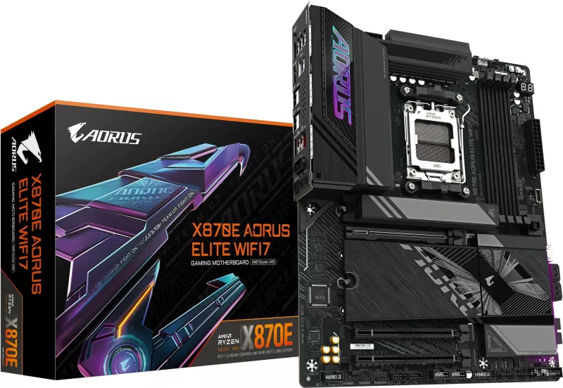 Pllakë amë Gigabyte X870E A ELITE WIFI7, Socket AM5, DDR5, Wi-Fi 7