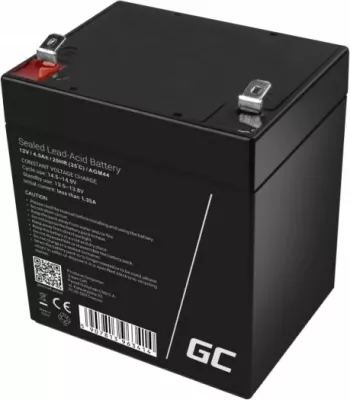 Bateri për UPS Green Cell AGM44, (VRLA), 12V, 4.5 Ah, e zezë