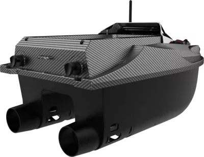 Varkë shpërndarëse karremi me GPS dhe sonar, Flytec V080-Finder, bateri 20000 mAh, rreze 800 m, set, e zezë