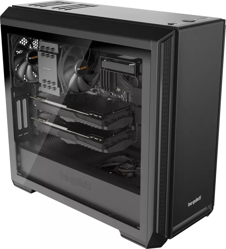 Kasë Be Quiet! Silent Base 601 Window, Midi Tower, ATX, EATX, micro ATX, Mini-ITX, e zezë