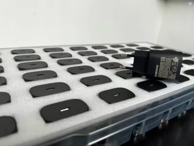 Karikues rrjeti Samsung EP-TA800EBE 25W USB-C PD 3A, i zi