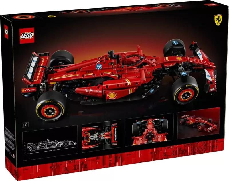 LEGO Technic Ferrari SF-24, 42207, e kuqe