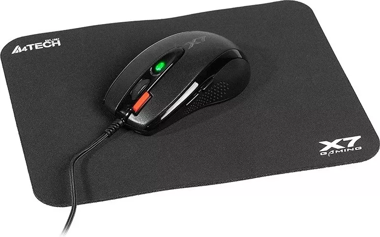 Maus për lojëra A4-Tech X-Game X-7120, me kabëll, zi