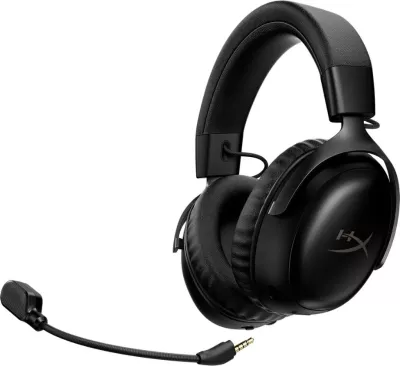 Headset gaming, HyperX, Cloud III S Wireless A59YZAA, pa tela, standard, e zezë