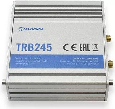 Gateway industrial Teltonika TRB245, Dual SIM LTE, Gri