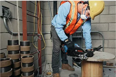Sharrë rrethore metalike Bosch GKM 18V-50 Professional, 18V, pa kabllo