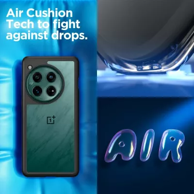 Mbështjellës Spigen Ultra Hybrid për OnePlus 12, Matte Black