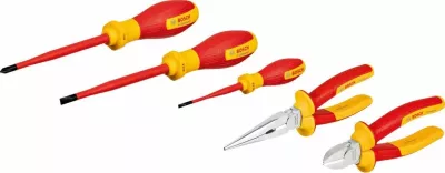 Set veglash dore të izoluara VDE Bosch Professional 5 copë, 1000V, insert L-BOXX
