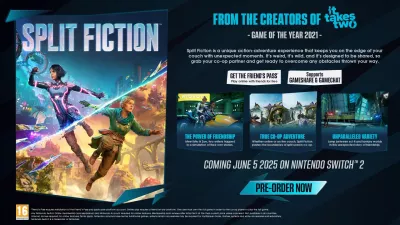 Lojë Electronic Arts Split Fiction 2 për Nintendo Switch 2, CIAB (kod shkarkimi), PEGI 16
