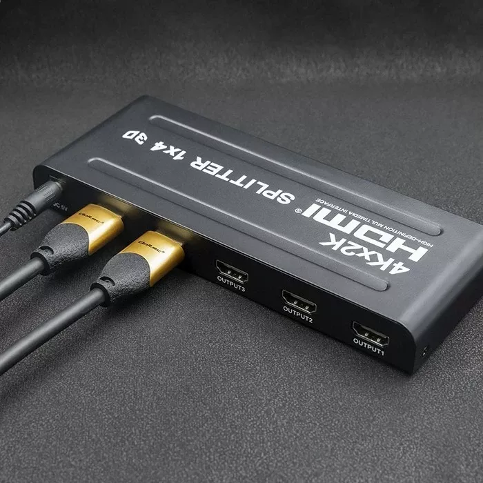 Splitter HDMI Qoltec 51798, 4 x HDMI, 4K x 2K, i zi