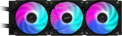 Ftohës uji për CPU GIGABYTE AORUS WATERFORCE II 360, radiator 360mm, 3x120mm ARGB, zi