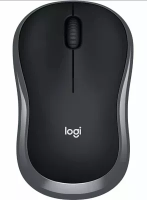 Maus Logitech M185 1000 DPI wireless me USB receiver, zi-gri