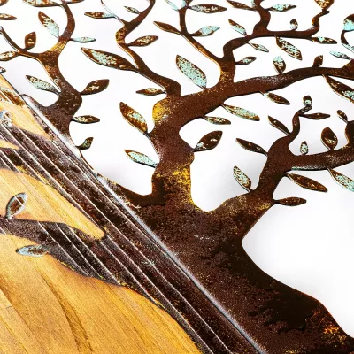 Aksesor dekorativ prej druri për mur, Wallity, Pema misterioze - 371-A
