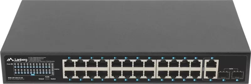 Switch rrjeti Lanberg RSGE-24P-2GE-2S-360, i pamenaxhuar