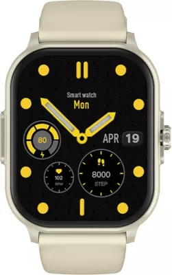 Smartwatch Colmi C63, 2.01", Bluetooth, IP68, Verdhë