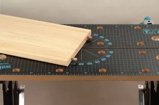 Dowelmaster Wolfcraft, 4640000, për bashkime druri, E zezë