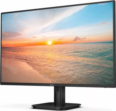 Monitor Philips 27E1N1200A 27\" IPS FHD 120Hz, e zezë (me kabllo HDMI + kabllo rryme)