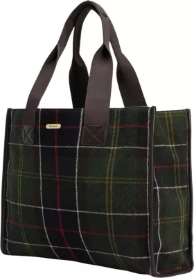 Çantë tote për femra Barbour Turnberry Tartan LBA0424, kafe