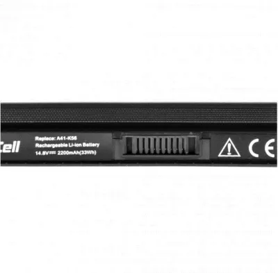 Bateri notebook Green Cell AS47, 2200 mAh, për ASUS, e zezë