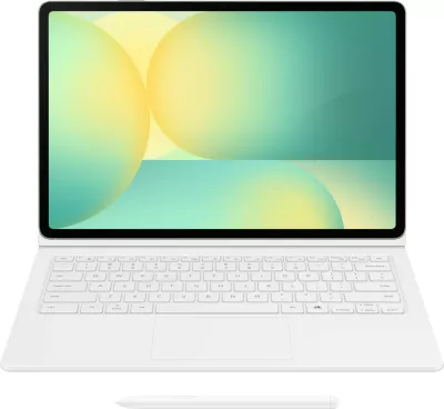 Mbështjellës tastierë Samsung EF-DX625, QWERTZ, Gjermanisht, Trackpad, Galaxy Tab S10 FE+, Bardhë