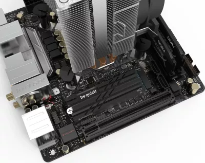 Radiator për SSD be quiet! MC1, Ngjyrë e Zezë