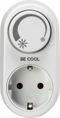 Adapter dimmer BECOOL BC23LEDSDS, 3-24W LED / 30-200W halogjen-inkandeshente, i bardhë