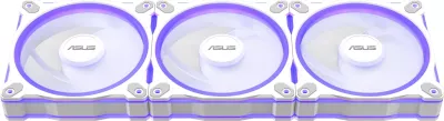 Set ventilatorë ASUS Prime MR120 Fan ARGB, 12 cm, për kasë, Bardhë, 3 copë
