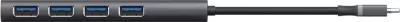 Hub USB Trust Halyx, Gri