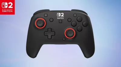 Kontroller lojërash wireless Turtle Beach Rematch për Nintendo Switch 2, bateri e rikarikueshme deri 40 orë, i zi
