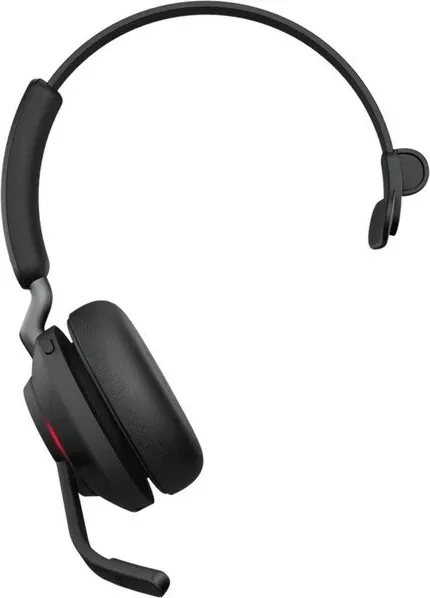 Kufje Jabra Evolve2 65 USB-A UC Mono me Stacion Ngarkimi - Zezë, Pa Tela, Zyrë/Qendra Thirrjesh