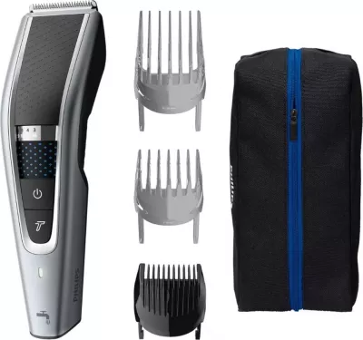 Makinë rroje, Philips, HC5630/15, set me krehra udhëzues dhe çantë, e zezë