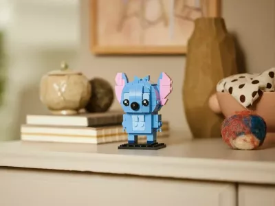 Lodra LEGO BrickHeadz Stitch, 216 pjesë, Blu dhe Rozë