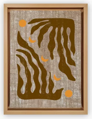 Pikturë dekorative në kanavacë, shumëngjyrëshe, Wallity, LNJ318122299782 - 4666, 46x66cm