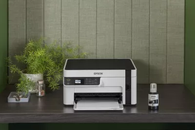 Printer Epson EcoTank M2120, Inkjet, Wi-Fi, Bardhë