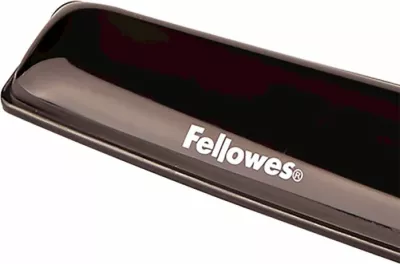 Mbështetëse dore me gel për tastierë Fellowes Crystal 9112201, e zezë