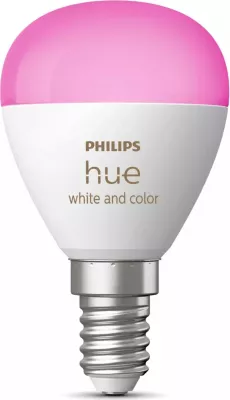 Llambë e mençur Philips Hue Lustre P45 E14, LED, Bluetooth/Zigbee, Bardhë