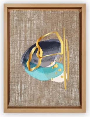 Pikturë dekorative në kanavacë, shumëngjyrëshe, Wallity, LNJ319425232843 - 66x96cm