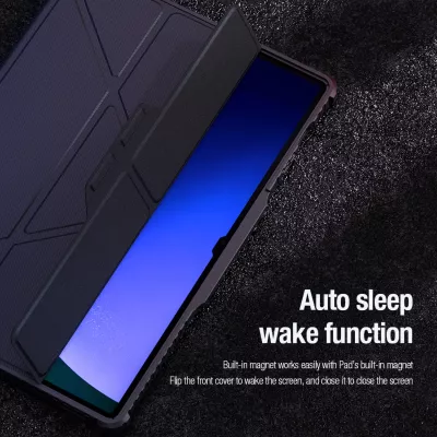 Mbështjellës Nillkin Bumper Leather Case Pro për Samsung Galaxy Tab S9+, e zezë