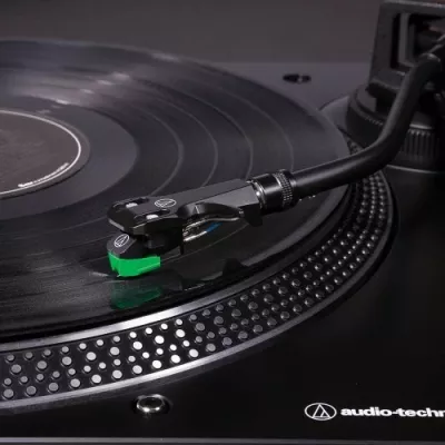 Gramafon audio-technica AT-LP120XUSB, USB, phonovorverstärker, e zezë